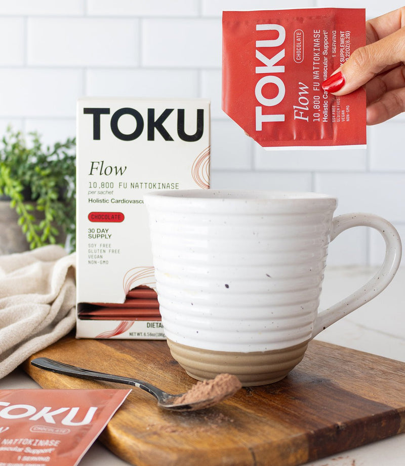 Toku Flow | Nattokinase Supplement (10,800 FU) - Toku