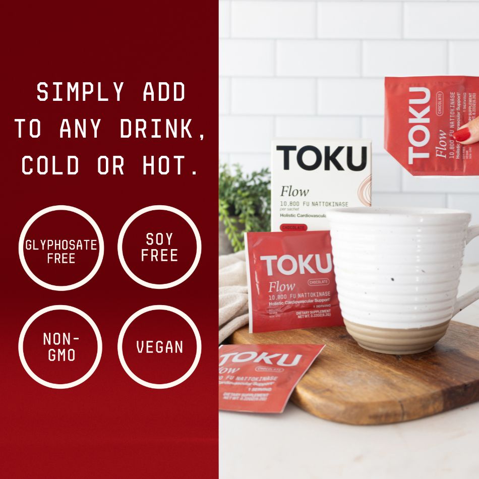 Toku Flow | Nattokinase Supplement (10,800 FU) - Toku - Chocolate