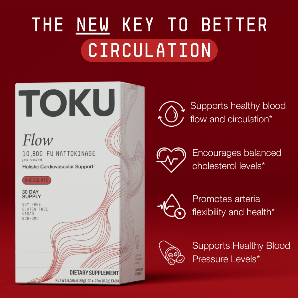 Toku Flow | Nattokinase Supplement (10,800 FU) - Toku - Chocolate